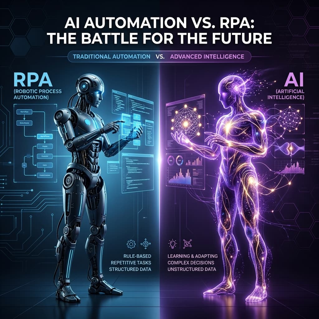 AI Automation vs RPA: What's the Difference?