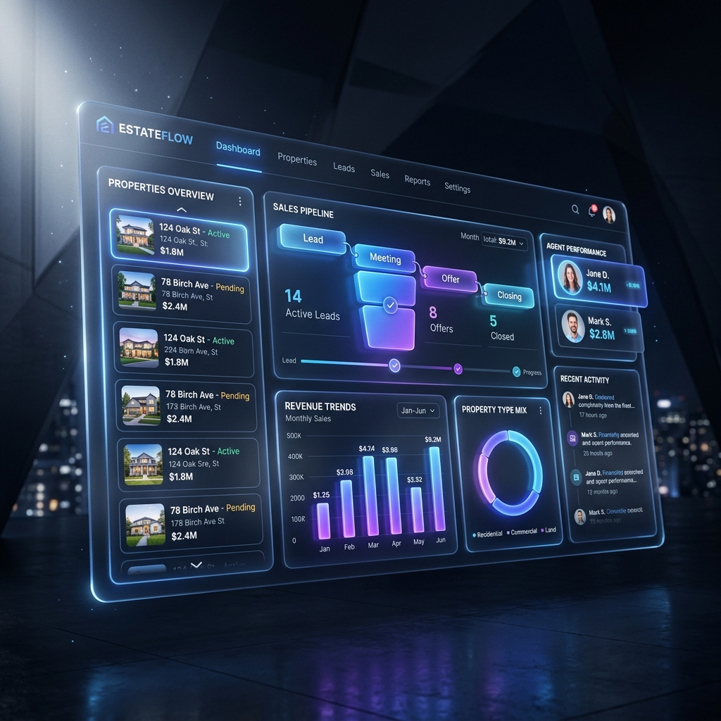 Custom CRM for Real Estate Lead Management